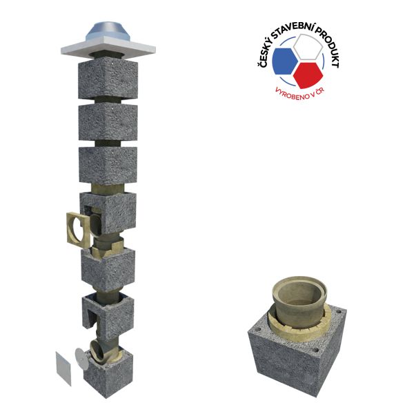 Komín Premium Universo 160mm/6,2m