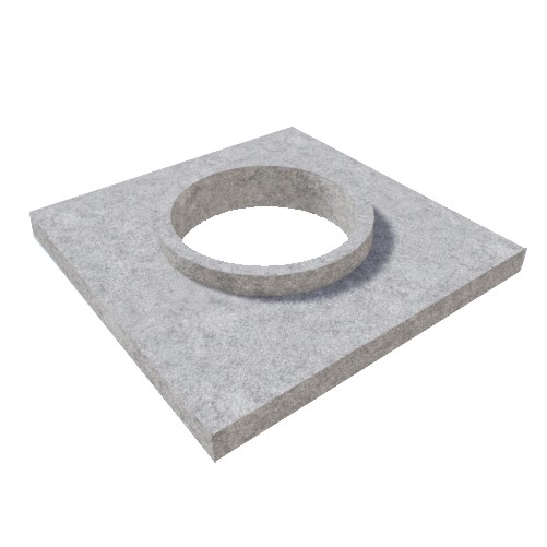Deska krycí lehčený beton 160mm