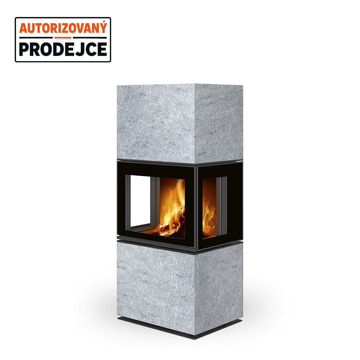 ROMOTOP LERA C G Designová kamna kámen