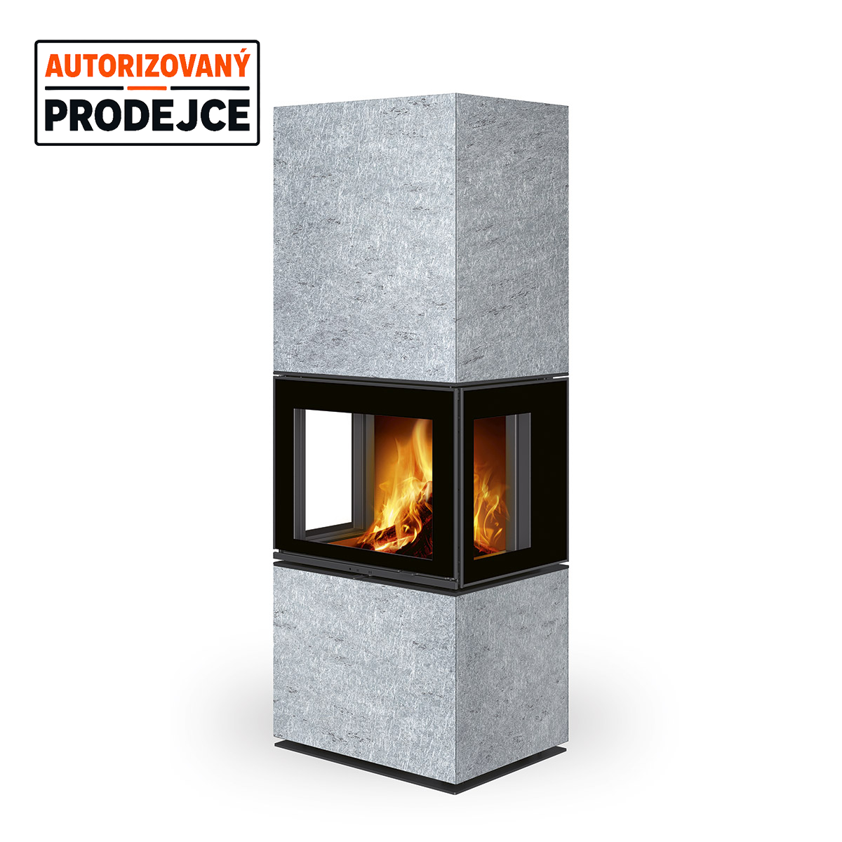 ROMOTOP LERA C GH Designová kamna kámen