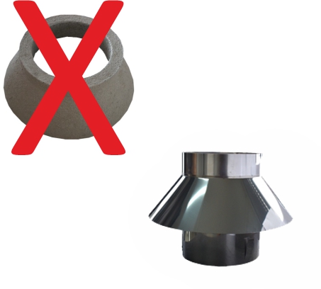 Příplatek za nerez konus 160mm