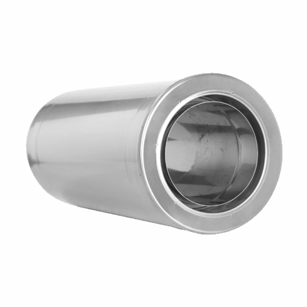 Nerezový průchod zdí/stropem se zděří 500 mm 150/0,5-30 mm SP