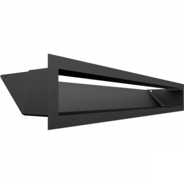 Krbová mřížka Luft 90x600 mm černá