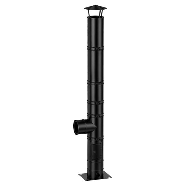 Nerezový komín černý 150mm/5m Premium+ 0,6/50mm