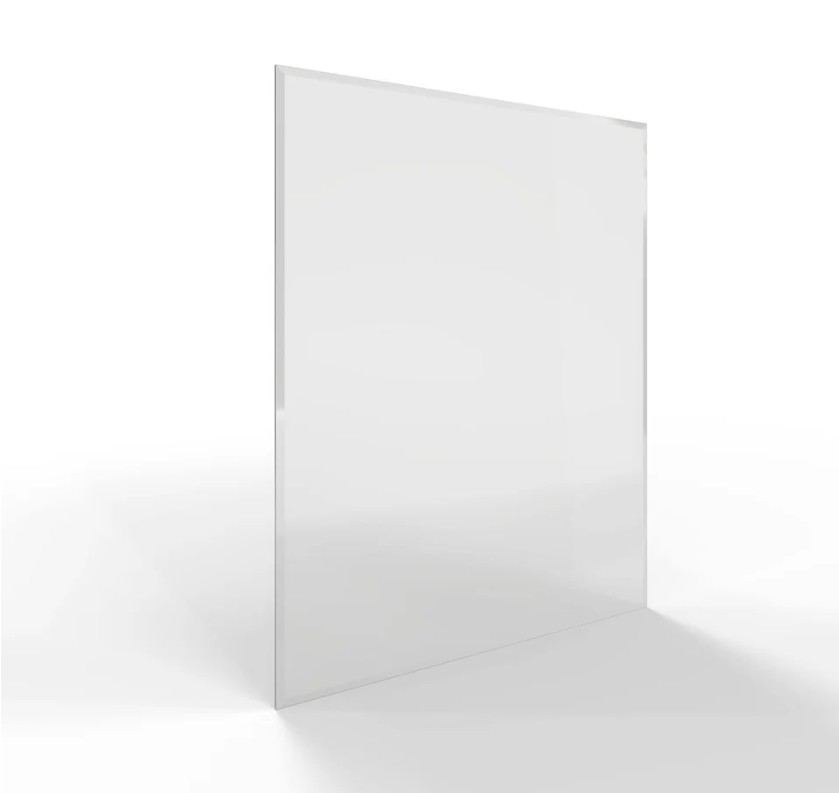 Sklo pod krbová kamna s fazetou  850x1000x6mm