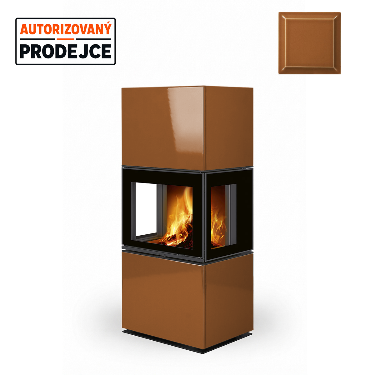 ROMOTOP LERA C G Designová kamna keramika